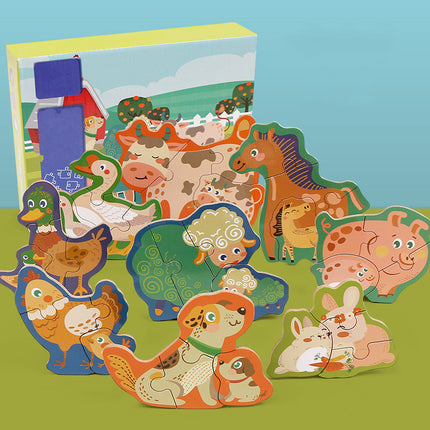 Wooden jigsaw puzzle