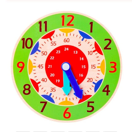 Children Montessori Wooden Clock Toy