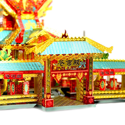 Handmade metal puzzle model building block toy