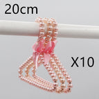 Pink 10 hangers / 20cm