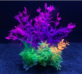 Large and small fish tank landscaping