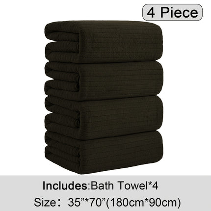 4 Pack Oversized Bath Towels Set, 35"x70" Extra Large Towel Microfiber