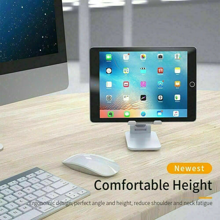 Cell Phone Stand Tablet Mount Fordable Desktop Holder Cradle Dock Mobile Phone Phone Holder Stand, Desktop Cell Phone Holder For IPad Tablet Desk Holder