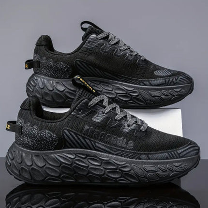 Men's New Style Sport Casual Shoes with Thick Soles for Heightening, Hiking Shoes That Are Ultra-light