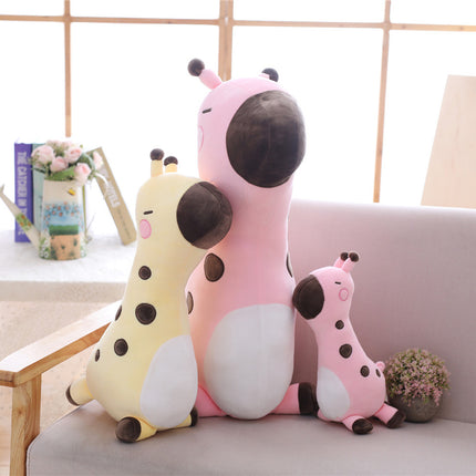 Girls sleep with Sika Deer toys animals.