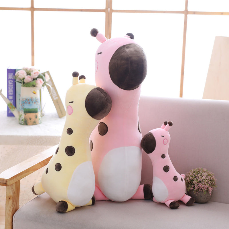 Girls sleep with Sika Deer toys animals.