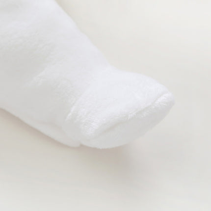 Children's Double-sided Flannel Children's Foot And Velvet Thick Warm Home Set
