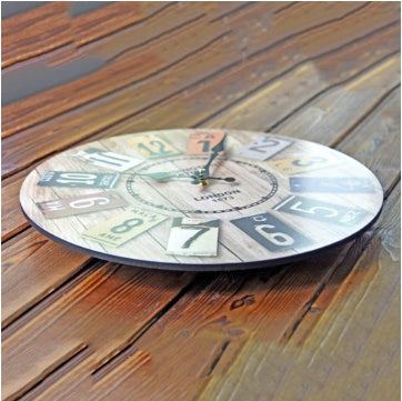 European retro wall clock