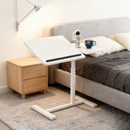 Adjustable Height Office Computer Desk, Mobile Laptop Bedside Table/folding Desk