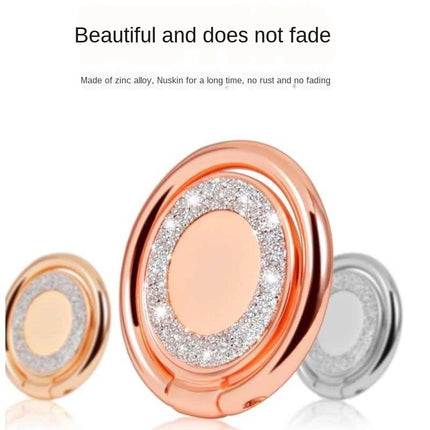 Magnetic round mobile phone holder