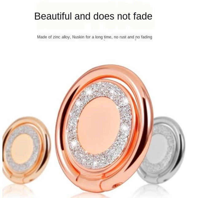 Magnetic round mobile phone holder