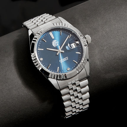 Fashion Men's Automatic Mechanical Watch With Stainless Steel Watchband