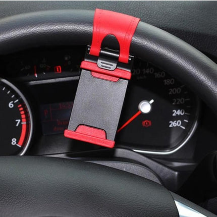Car Steering Wheel Phone Clip Mount Holder Universal Bike Auto Camera GPS Stand Bracket For Phone