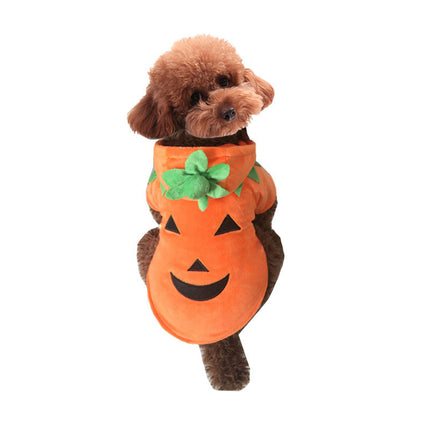 Halloween pet clothes pumpkin demon transformation costume