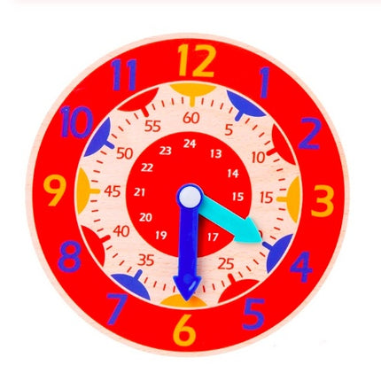 Children Montessori Wooden Clock Toy