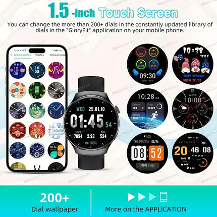 The Latest Smart Watch Features a Premium 1.5-Inch Touch Screen And Offers a Multitude