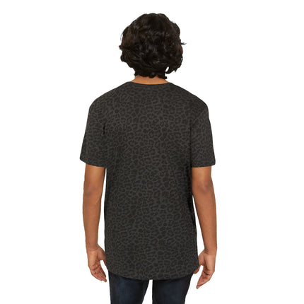 Men's Leopard Print Fine Jersey Tee - Stylish Casual Wear