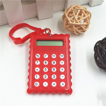Biscuit Keychain Mini Calculator For Student Exam
