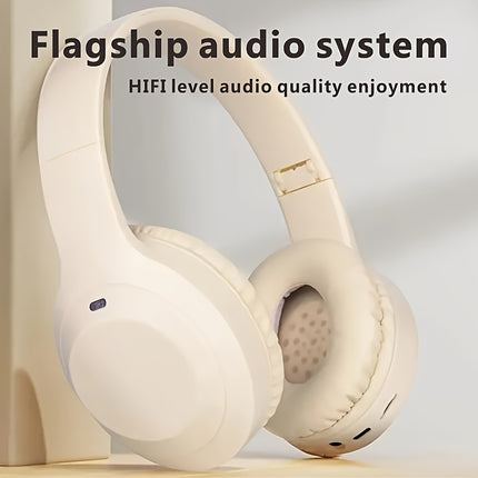Wireless Headphones With Headband Support Card And Wired Connection