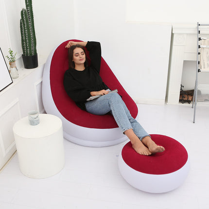 Lazy Bean Bag with Inflatable Folding Sofa