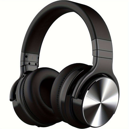 Playtime Wireless 5.2 Active Noise Canceling Over-Ear Headphones Microphone, USB Charging