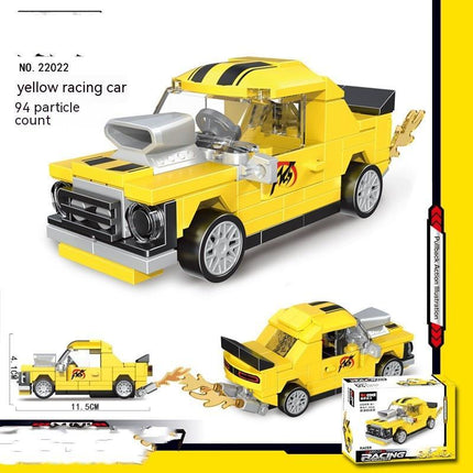 Building Block City Recycling Car Assembly Toy
