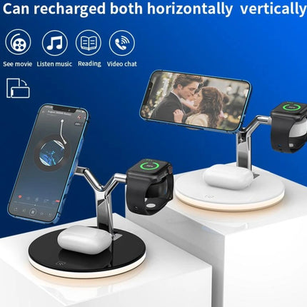 Compatible with Apple , Magnetic Suction Wireless Charger Three In One Wireless Charger