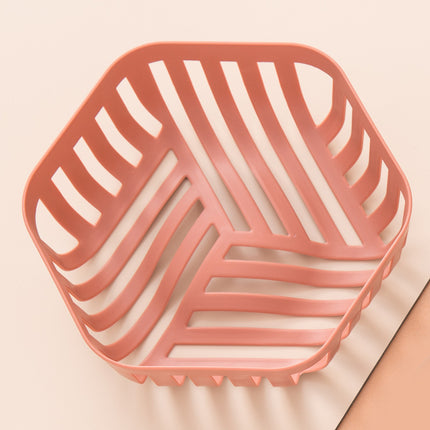 Receive Basket Hollow Out Wash Dish Fruit Basket