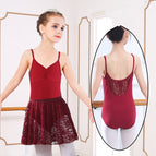 Red / Lace skirt / 110