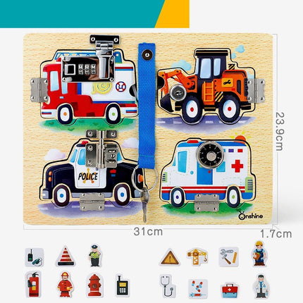 Kindergarten Baby Science And Education Toy Key Lock