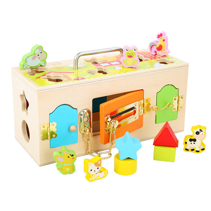 Kindergarten Baby Science And Education Toy Key Lock