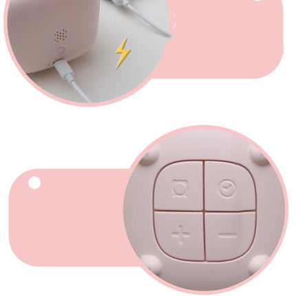 USB Charging Silicone Night Light Student Led Digital Wake Up Bedside Alarm Clock