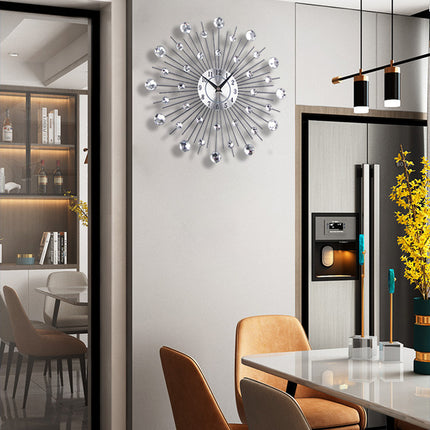 Living Room Decoration Clock Simple Wall Clock Art Electronic Clock Wall Watch
