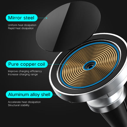 Car Magnetic Wireless Charging Mobile Phone Holder