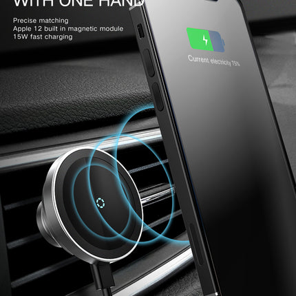 Car Magnetic Wireless Charging Mobile Phone Holder