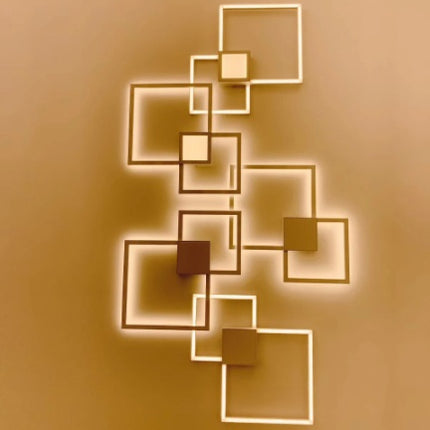 Stairs Sombination Line Backlight Square Corridor Background