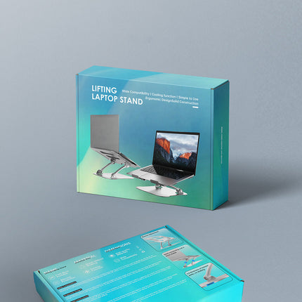 Compatible with Apple, Adjustable Lifting Laptop Bracket Aluminum Alloy Desktop Folding Ipad Tablet Cooling Bracket