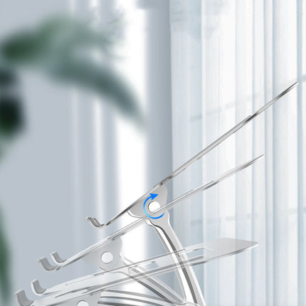 Compatible with Apple, Adjustable Lifting Laptop Bracket Aluminum Alloy Desktop Folding Ipad Tablet Cooling Bracket