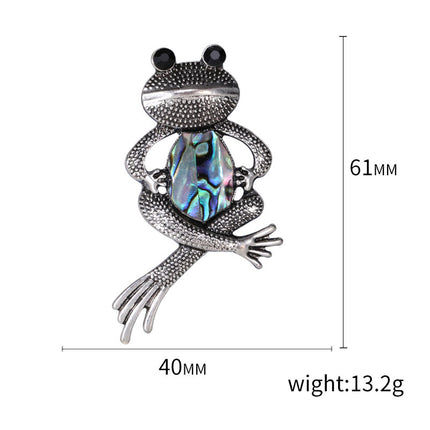 Korean Style Small Fresh And Cute Tortoise Brooch, High-End Shell Men's Suit With Pin Jewelry In Stock