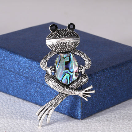 Korean Style Small Fresh And Cute Tortoise Brooch, High-End Shell Men's Suit With Pin Jewelry In Stock