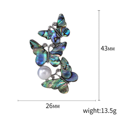 Korean Style Small Fresh And Cute Tortoise Brooch, High-End Shell Men's Suit With Pin Jewelry In Stock