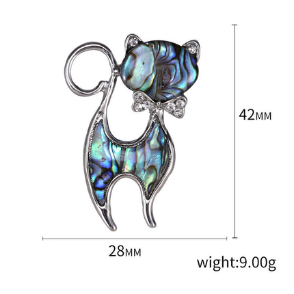 Korean Style Small Fresh And Cute Tortoise Brooch, High-End Shell Men's Suit With Pin Jewelry In Stock