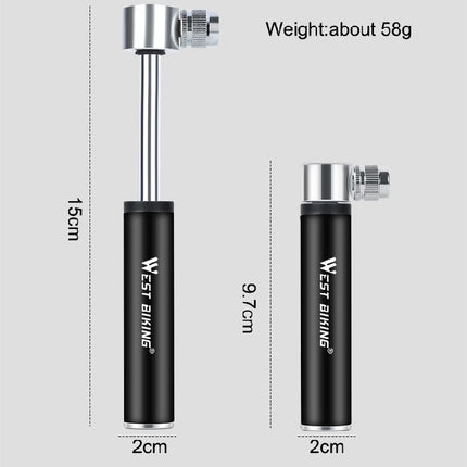 Portable Bicycle Tire Air Inflator Bike Accessories