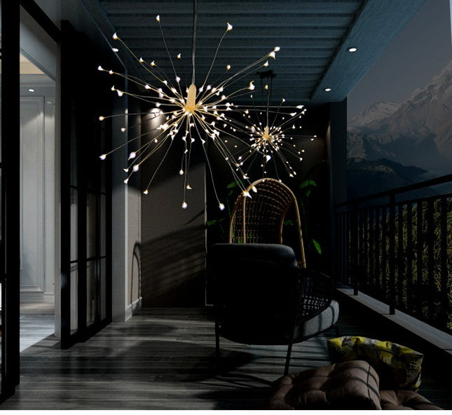 New Solar Firework Light Led Explosion Light
