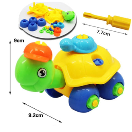 Children's Toys Detachable and Assembled Motorcycle Plastic Building Block Toys