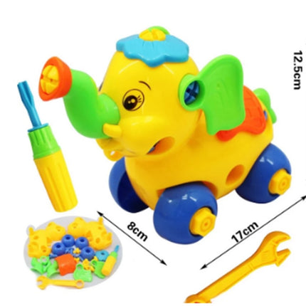 Children's Toys Detachable and Assembled Motorcycle Plastic Building Block Toys