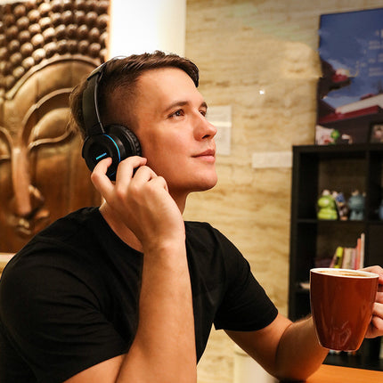 Head-Mounted Bluetooth Headset 5.0 Foldable Wireless Touch Sports