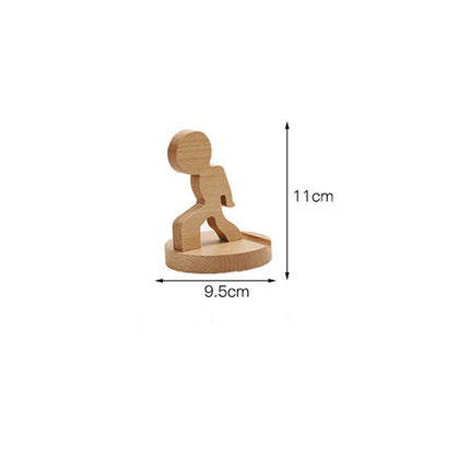 Compatible with Apple, Solid beech mobile phone stand iPad flat stand desktop simplicity