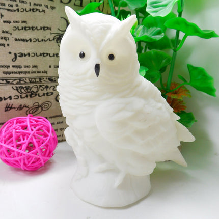 LED Bedside Table Lamp Night Lights Owl Lamp DC5V Cute LED Desk Table Lamp LR44 Battery Powered Animal Night Light for Bedroom