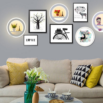 Nordic Crystal Simple Living Room Bedroom LED